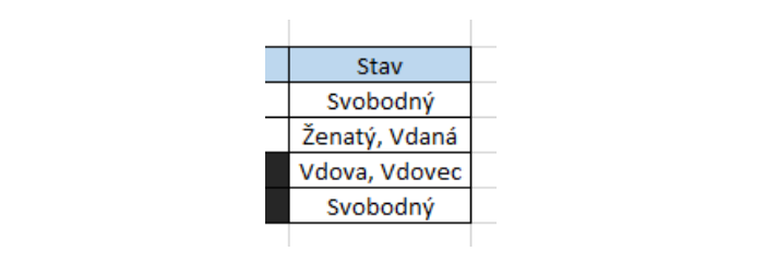 Obrázek příkladu zobrazení výsledných kombinací v nástroji Array tool s ukázkou řešení problému